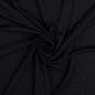 Preview: Rippenjersey - uni, schwarz